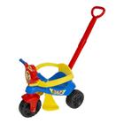 Triciclo Azul Infantil Empurra Baby Dog Passeio Pedal Kendy