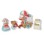 Triciclo delivery de pipoca sylvanian families - epoch magia