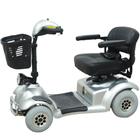 Triciclo Elétrico Cadeira de Rodas Scooter Motorizada Freedom Mirage RX com Ré cor Prata