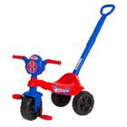 Triciclo Infantil a Pedal Motoca Com Empurrador Kemotoca Spider Kendy