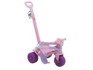 Triciclo infantil meninas tonkinha gatinha com som luz 2 em 1 pedal e haste  empurrador - BANDEIRANTE - Velotrol e Triciclo a Pedal - Magazine Luiza