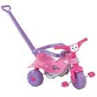 Triciclo Infantil Com Empurrador Tico Tico Pets Rosa 2811 - Magic Toys