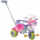 Triciclo Infantil com Haste Direcionável - Tico-Tico Zoom Meg - Magic Toys