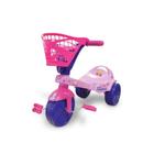 Triciclo Infantil Fadinha Rosa e Roxo Com Cestinha Xalingo - 0748.8
