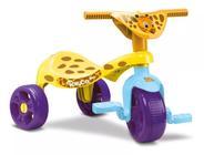 Triciclo Infantil Menino Haste Empurrador Carrinho Velotrol Girafa