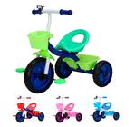 Motoca Menino Velocipede Triciclo Infantil Com Pedal Crianças Aprox 2 anos  Suporta ate 25kg Pedalar Velotrol