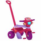 Triciclo Infantil - Passeio e Pedal - Rosa - Bandeirante