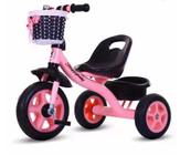 Triciclo Infantil Rosa com Cestinha