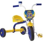 Triciclo infantil top boy azul e amarelo ultra bikes