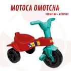 Triciclo Infantil Vermelho Baby c/ Adesivos Pedalar Velotrol