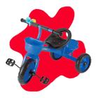 Triciclo Legal Azul Velotrol Infantil Cestinha Braskit