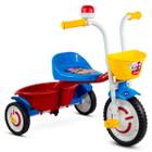 Triciclo Motoca Infantil 3 Rodas Homem Aranha Alumínio Pneus em EVA Nathor