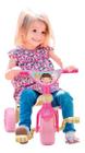 Triciclo Motoca Infantil Menina Dolls Amarelo E Rosa Samba