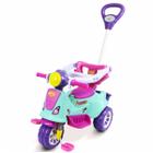 Motoca Triciclo Infantil Tico Bichos Rosa Menina Magic Toys em