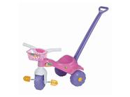 Triciclo sereia magic toys brinquedo tico tico c/ alca