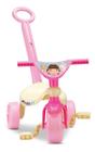 Triciclo Tchuco Doll Com Haste Rosa Menina - Samba Toys