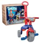 Triciclo Tchuco Velotrol Herois Super Teia com Haste Samba Toys