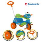 Triciclo Velobaby Azul G2 Passeio Pedal Suporte Para Celular