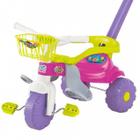 Triciclo Velotrol Infantil Bebe Motoca Festa Rosa Magic Toys