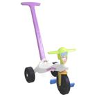 Triciclo Velotrol Infantil New Speed Unicórnio Com Empurrador - Xplast Brinquedos