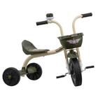 Triciclo Velotrol Motoquinha Militar Com Cesto Para Meninos Rodas PP