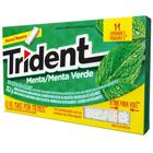 Trident 14u chiclete menta 25.2gr