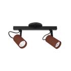 Trilho com 2 Spots Newline Lisse Solution II Par 20 E27 Bivolt