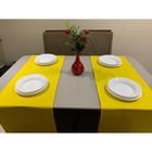 Trilho ou caminho de mesa liso oxfod 1,45x0,45 com bainha