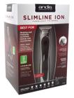 Trimmer Andis Slimline sem Fio com 6 Pentes - Preto