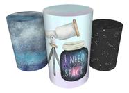 Trio Capas De Cilindro Veste Fácil C/ Elástico Astronauta