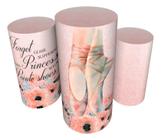 Trio Capas De Cilindro Veste Fácil C/ Elástico Bailarina