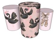 Trio Capas De Cilindro Veste Fácil C/ Elástico Bailarina