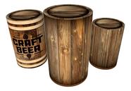 Trio Capas De Cilindro Veste Fácil C/ Elástico Boteco