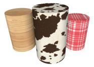 Trio Capas De Cilindro Veste Fácil C/ Elástico Fazendinha