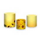 Trio de Capas de Cilindro - Flor Girassol 078 - Via Cores