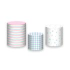 Trio de Capas de Cilindro - Jardim Candy Cute 019 - Via Cores