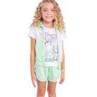 Trio Infantil Blusa Short e Colete 49478 - Kukiê