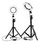 Tripé 2.1 M Luz Ring Light 26cm Led Youtube Tiktok Make Foto