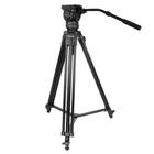 Tripé Kingjoy VT-2100L + VT-3530 com cabeça para vídeo - Suporta até 15 kg