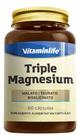 Triple Magnésio (malato, Taurato, Bisglicinato)- Vitaminlife