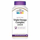 Triple Omega Complex 3-6-9 90 cápsulas gelatinosas da 21st Century (pacote com 4)