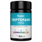 Triptofano - 60 Cápsulas Matéria Prima Importada Serotonina Bom Humor Estresse Sono L-triptofano Magnésio Vitamina B3 e B6
