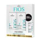 Triskle Kit Fios de Porcelana Equilibrio raiz oleosa sh+cond+power dose