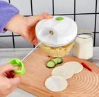Triturador Cortador Alho E Vegetais: Manual, 500Ml Versátil