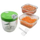 Triturador Manual de Alho Cebola Legumes 5 Lâminas 900ML - Nagano