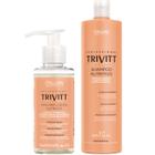 Trivitt - Kit Máscara Liquida de Nutrição 110ml com Shampoo Nutritivo 1L Antifrizz, Anti-oxidante