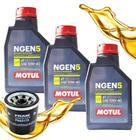 Troca de Óleo Mt 03 / Mt 07 / Mt 09 / Xj5 / R3 / R6 Motul Ngen5 10w40 + Filtro