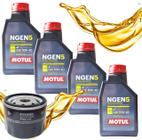 Troca de Óleo P/ Bmw R1200r / R1250 Gs 4 Litros Motul Ngen5 10w40 + Filtro