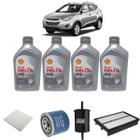 Troca Óleo Filtro Hyundai Tucson 2.0 16v Flex 2013 em diante - Shell