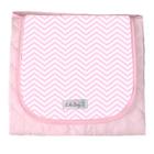 Trocador Portátil De Bolsa Baby Dobrável - Chevron Rosa - Confecções Marquezzi